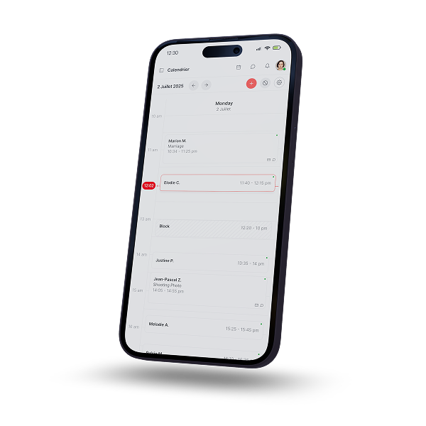 Calendrier version Mobile